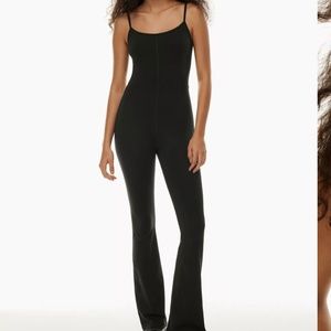 aritzia divinity kick flare jumpsuit